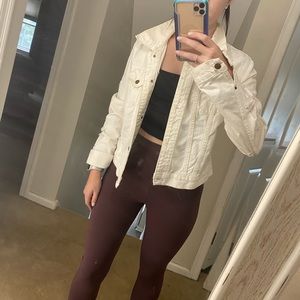 Denim & Supply Boyfriend White Jean Jacket